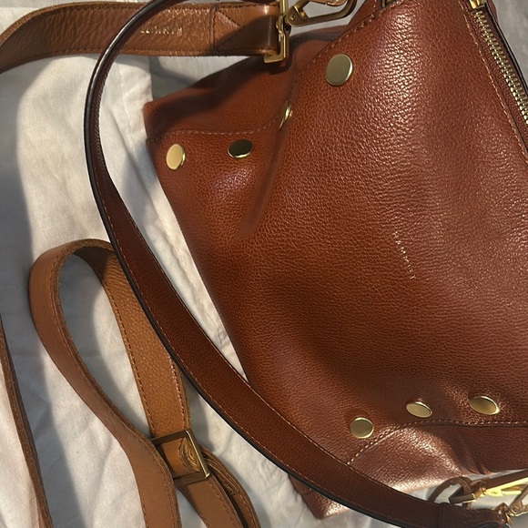 GORGEOUS brown leather Hammitt Bryant bag with matching wallet!  EUC! - Picture 14 of 16